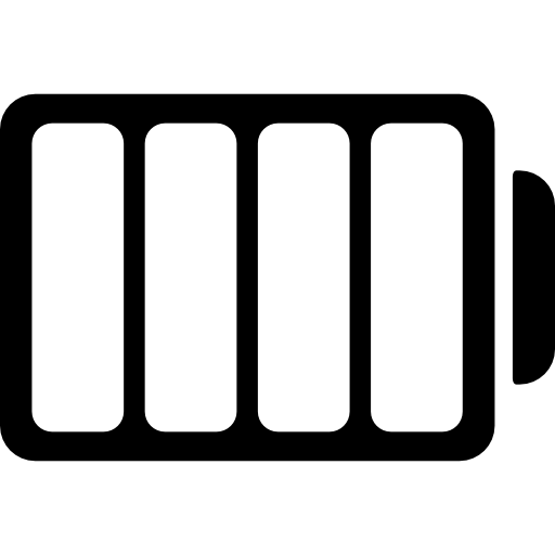 Battery with four empty divisions